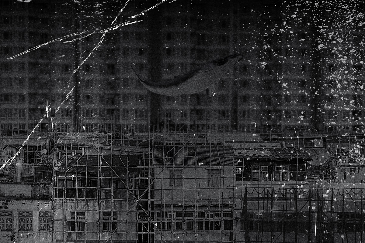 Sunken apartment buildings in Level One.