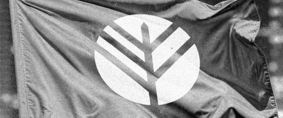 Flag of Lovat flying in the city